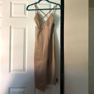 Tan dress
